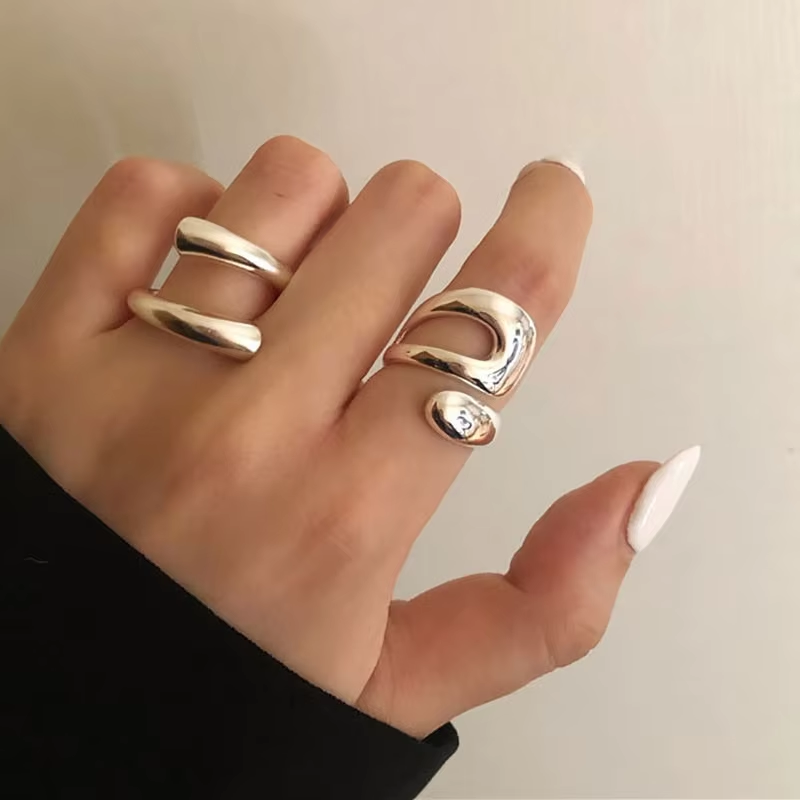 Package of Silver Rings