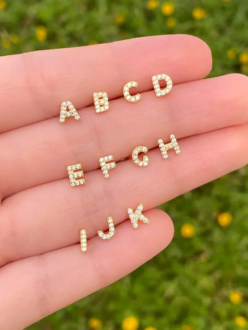 Initialled Earring