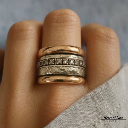 VINTAGE LAYERED GOLD RING