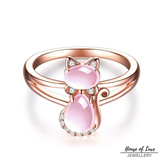 CAT RING IN ROSE GOLD