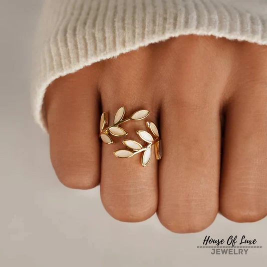 DRIPPING LEAF ADJUSTABLE RING