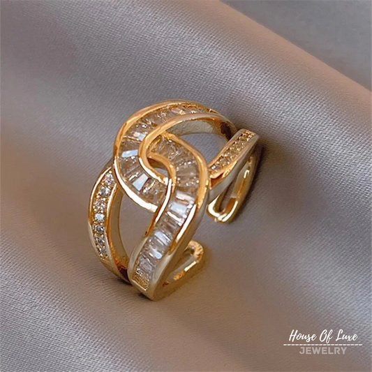 UNITY - KNOTTED ELEGANT ADJUSTABLE RING