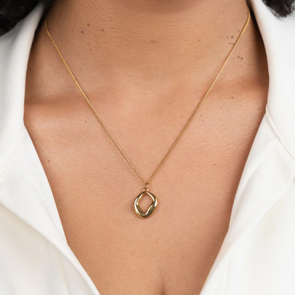 ZOLA GEOMETRIC GOLD NECKLACE