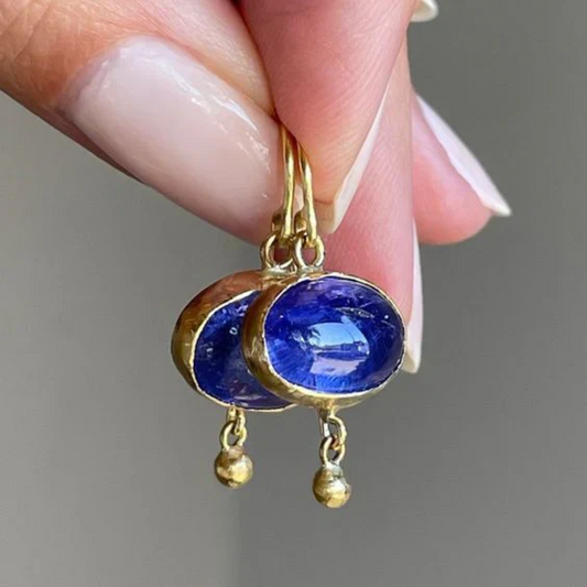 VINTAGE BLUE EARRINGS